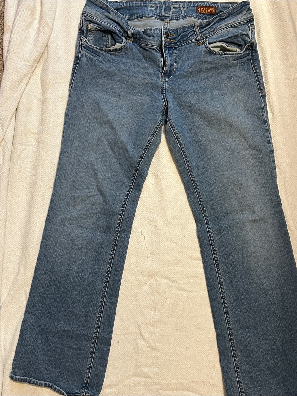 dELiA*s Women's Light Blue Bootcut Denim Jeans